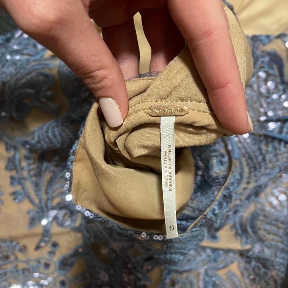 Free people night shimmer mini dress - Picture 4 of 4